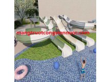 thiết kế thi công máng trượt công viên nước