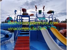 thiết bị cầu trượt sân chơi nước
