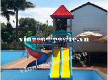 Máng trượt nhựa composite hồ bơi 