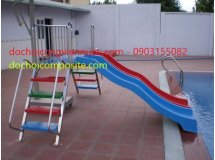 cầu trượt trẻ em, cầu trượt máng hồ bơi