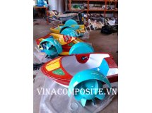 Tàu quay tay dưới nước cho bé 