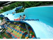 Máng trượt phao 2 người, máng trượt công viên nước