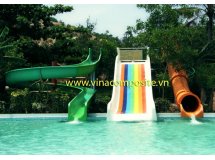 máng trượt nước bể bơi