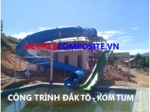 Máng trượt xoắn công viên nước