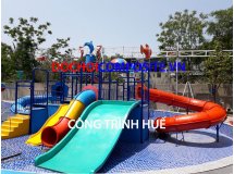 Nhà trượt nước liên hoàn trẻ em, nhà liên hoàn trượt nước bể bơi 