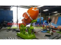 thiết bị trò chơi phun nước- cá phun nước hồ bơi