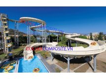 trò chơi máng trượt phao 2 người, máng trượt công viên nước