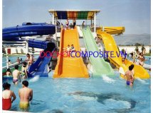 trò chơi máng trượt xoắn kín, đồ chơi máng trượt công viên nước