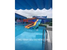 trò chơi máng trượt hồ bơi, đồ chơi công viên nước