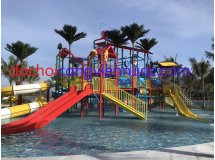 Nhà trượt liên hoàn công viên nước