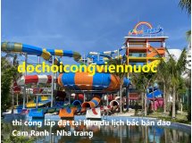 thi công lắp đặt công trình công viên nước 